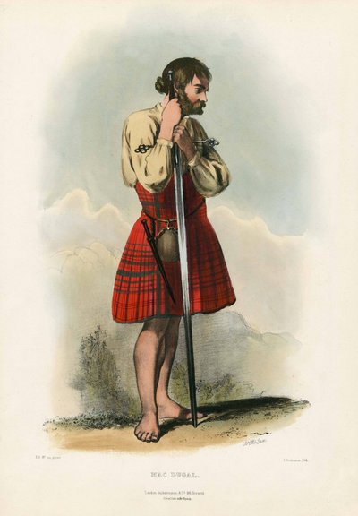 Mac Dugal, from The Clans of the Scottish Highlands by Robert Ronald McIan